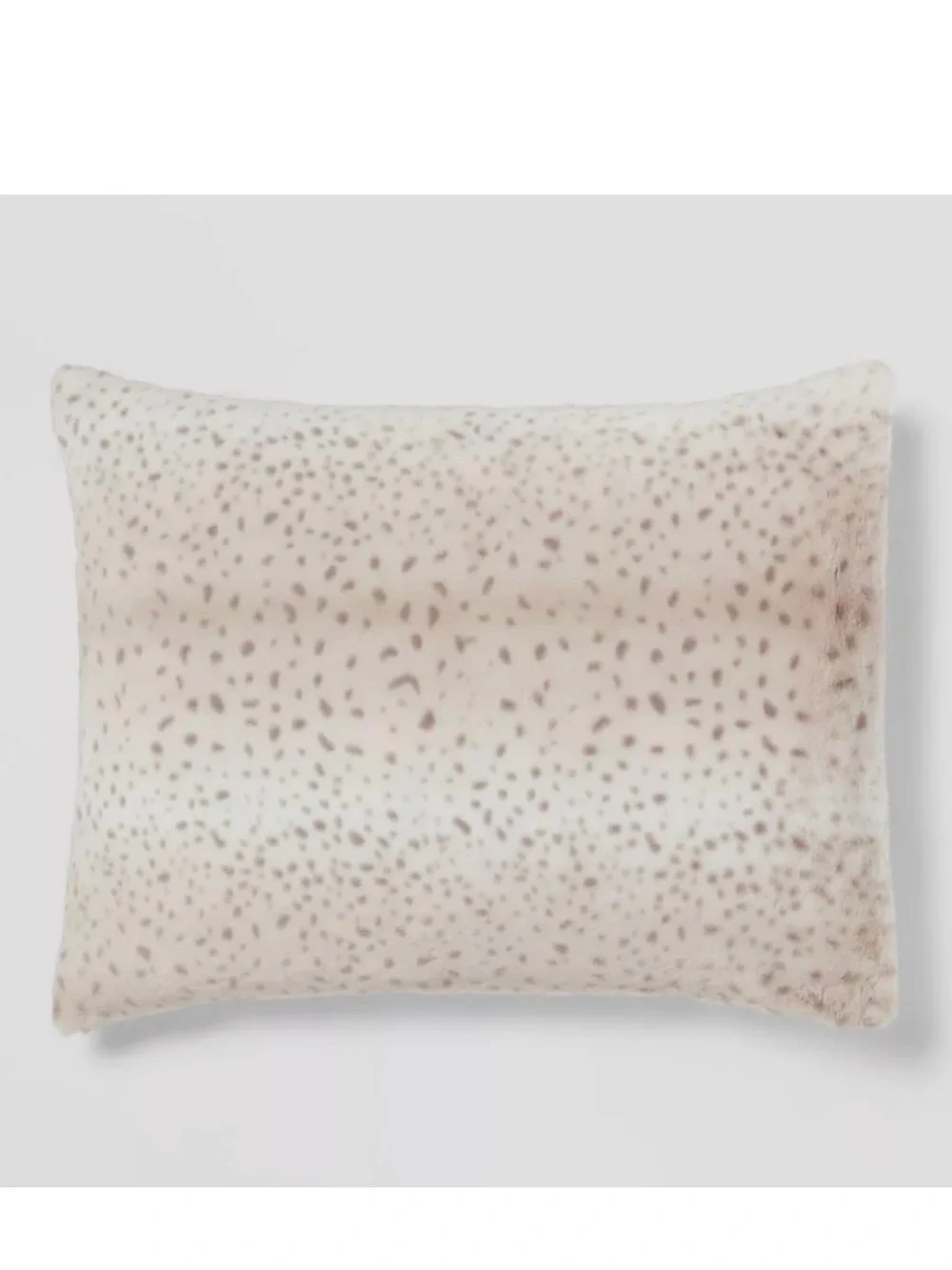Queen size faux fur comforter with shams